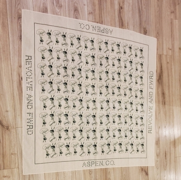 Revolve+FWRD, Aspen Set Of 2 Scarves, Cowgirl/Roping/Lasso, 43", Green/White - Picture 9 of 16